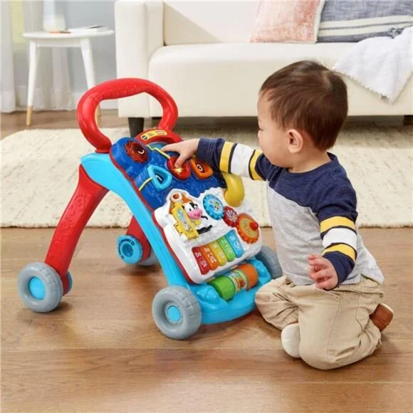 Sit-to-Stand Learning Walker (Frustration Free Packaging), Blue